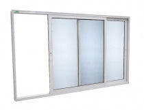 Janela  Suprema 2 folhas branca 1,20L x 1,20A