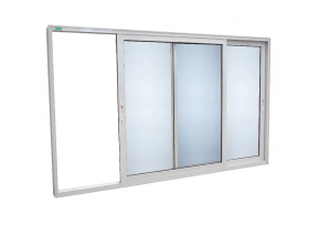 Janela Suprema 2 folhas branca 2,00L x 1,20A