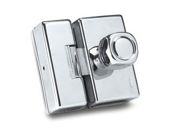 Fechadura Eletromagnética para Porta de Vidro/Vidro PV2R Cromada