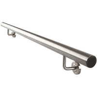 Corrimão de Parede Aço Inox Redondo (Metro)