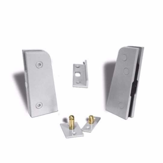 Kit Ferragem de Latão Para Porta de Vidro Pivotante (Manutenção)