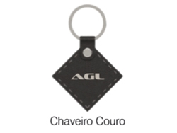 Tag Chaveiro Couro - AGL