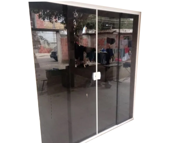 Porta de Vidro Branco