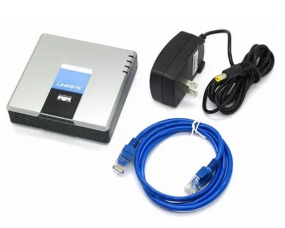 Adaptador Voip Ata Linksys Pap2t 2 Portas
