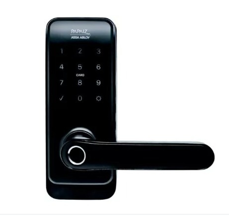 Fechadura Digital c/ Biometria, Senha, Cartão e Chave