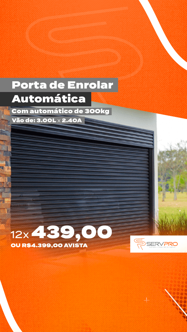 CHAPA#22 / AUTOMATICO 300KG / COR-PRETA 