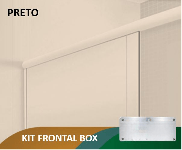 Kit Frontal Preto (Box Banheiro)