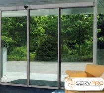Porta Social Bona Flash JetFlex i BLDC Branca para 2 folhas caxilhada com 4,00mt de largura
