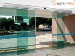 Porta Social Bona Flash JetFlex i BLDC Branca para 1 folha em vidro com 6,00mt de largura