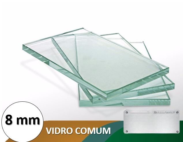 Vidro Comum Incolor 8mm 