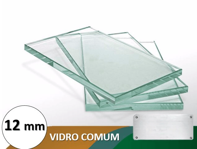 Vidro Comum Incolor 12mm