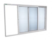 Janela  Suprema 2 folhas branca 1,20L x 1,20A