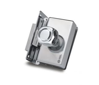 Fechadura Eletromagnética para Porta de Vidro/Alvanaria PV1R Cromada