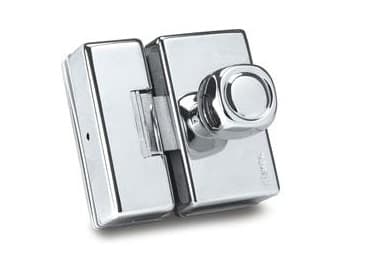 Fechadura Eletromagnética para Porta de Vidro/Vidro PV2R Cromada