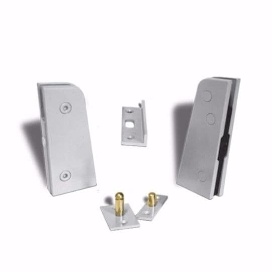 Kit Ferragem de Latão Para Porta de Vidro Pivotante (Manutenção)