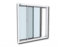 Janela de Alumínio Branco com Vidro Incolor 2 Folhas Larg.1,50mt x Alt.1,20mt