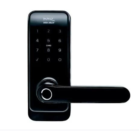 Fechadura Digital c/ Biometria, Senha, Cartão e Chave